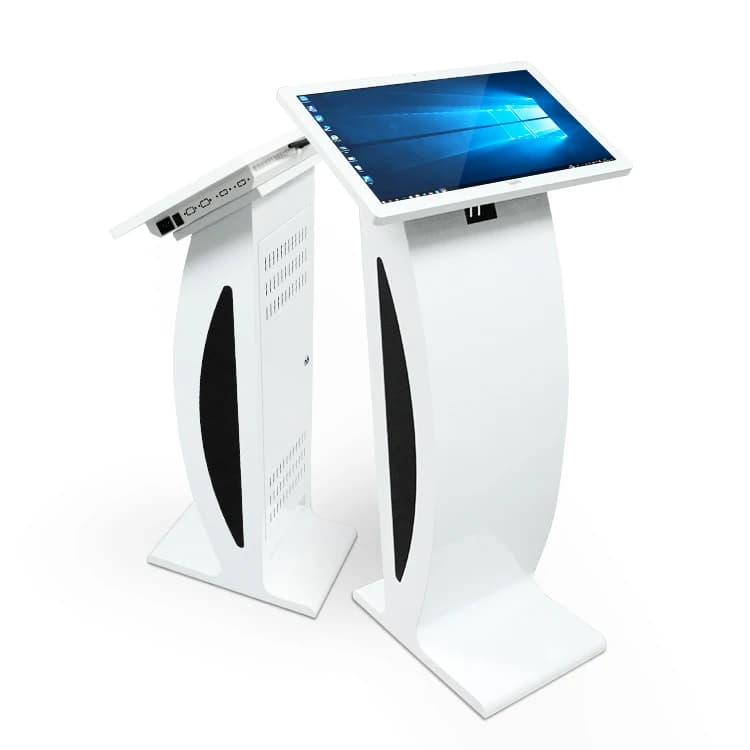 Monitor Interattivo Digitale Touch Screen Android da 22 Pollici con Fotocamera, Chiosco Self-Service da Pavimento