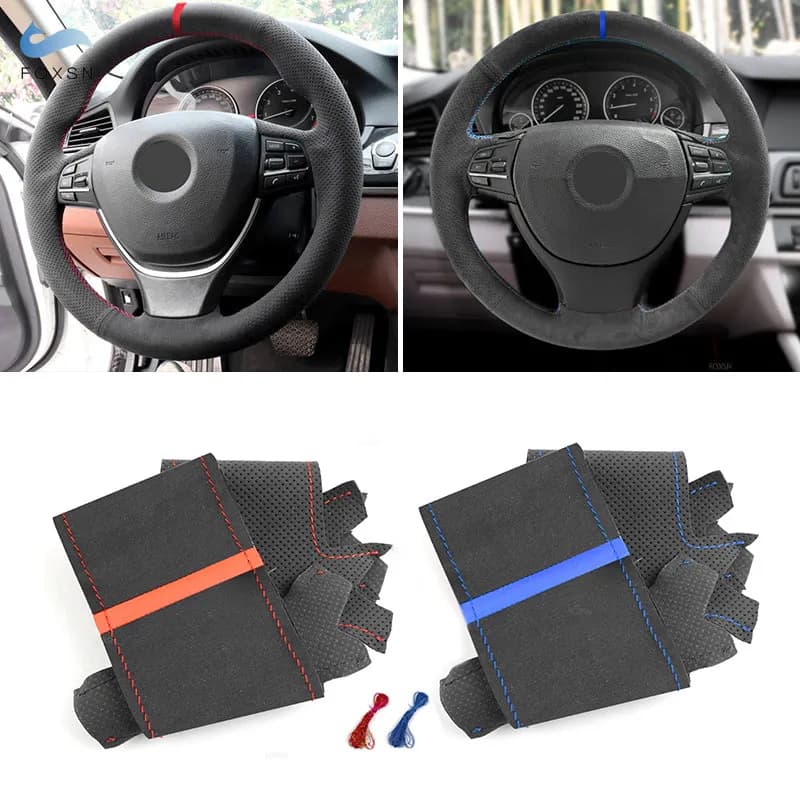 For BMW 5 6 7 Series F10 F07 F11 2009-2017 F12 F13 2011-2017 F01 F02 2008-2015 Car interior cover Suede leather cover