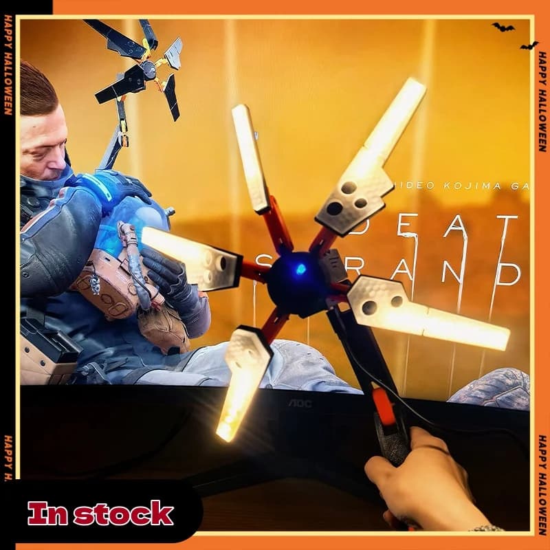 Death Stranding Odradek Scanner Remote Control Led Lamp 3d Printed 40cm 80cm Gaming Prop Ambient Fill Light Desk Decor In Stock