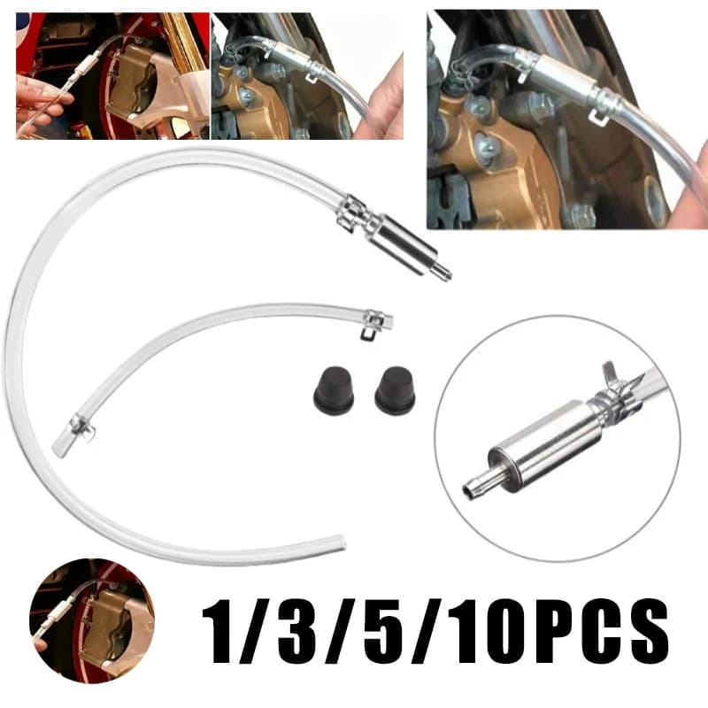 Kit di spurgo dei freni della frizione idraulica automobilistica Set professionale dell'adattatore di ricambio dell'utensile di spurgo dei tubi flessibili della valvola di ritegno unidirezionale