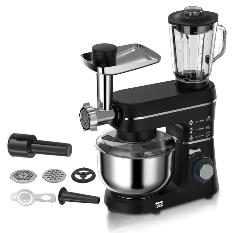 JC Multifunction Kitchen Robot: Electric Kneader, Domestic Tritacarne, Professional Blender for Hotel