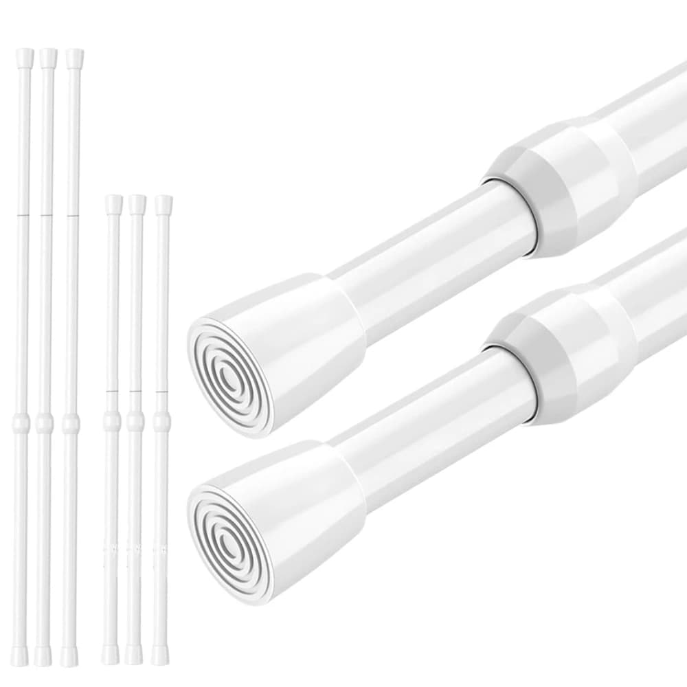 40-280 CM Multiuso Caricato A Molla Allungabile Tenda Telescopica Palo Binario di Tensione Net Voile Pole Net Aste Telescopiche Tenda
