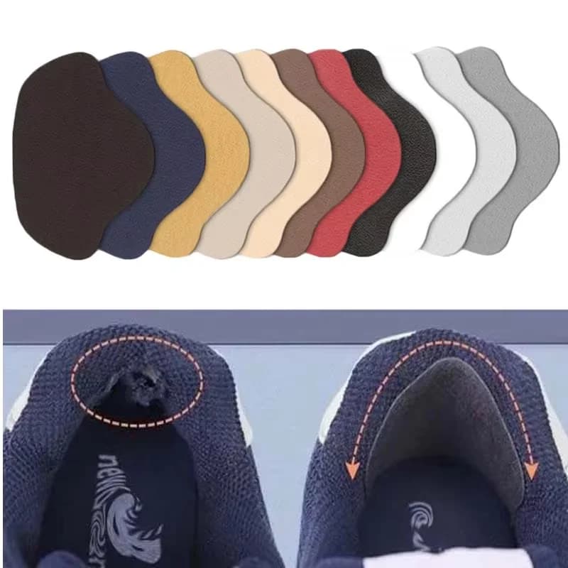 4 pezzi scarpe sportive toppe solette scarpe da ginnastica uomo riparazione tallone sussidio donna per scarpe antiusura tacchi adesivo cura del piede pad inserti