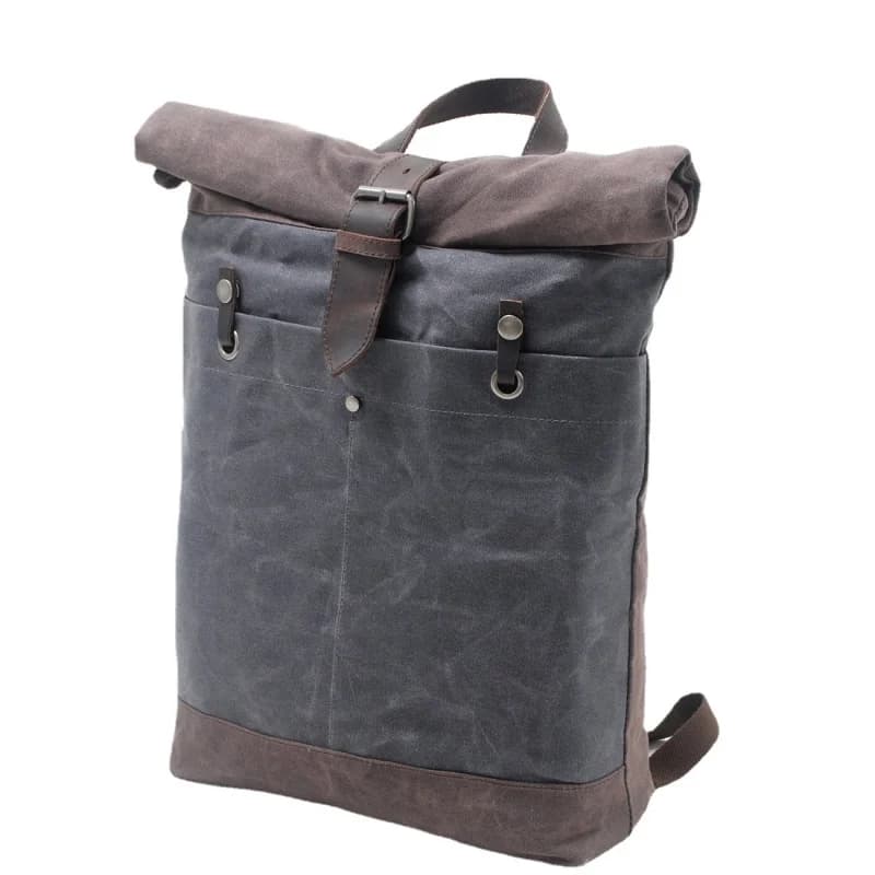 Retro backpack Batik Canvas Backpack Vintage Waterproof Outdoor Travel Men's Bag College Style Trendy Backpack for Men