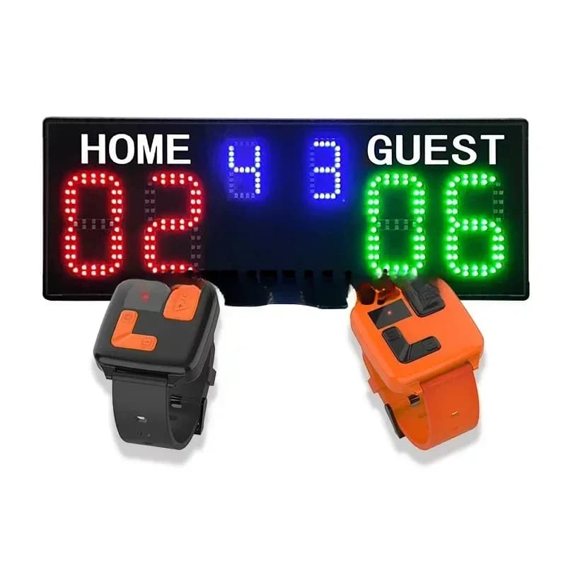 Tabellone segnapunti elettronico portatile a led per tennis, basket, con nomi di giocatori, snooker, freccette, nuoto, tabellone segnapunti Wifi