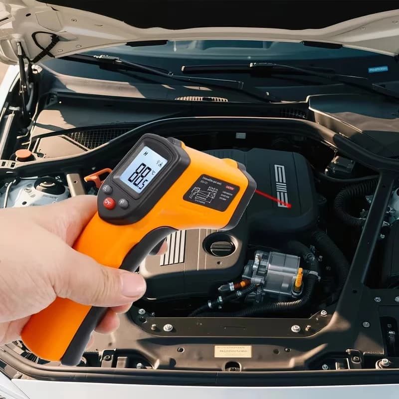 Nuovo Termometro IR 2026 -50~400 ° Termometro Laser Senza Contatto, Tester di Calore Digitale per Auto/Casa/Industria/Ufficio