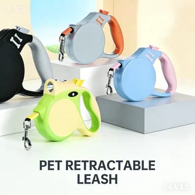 Guinzaglio per cani lungo 5 metri, dotato di dispositivo automatico di estensione per cani e gatti, e accessori per animali domestici