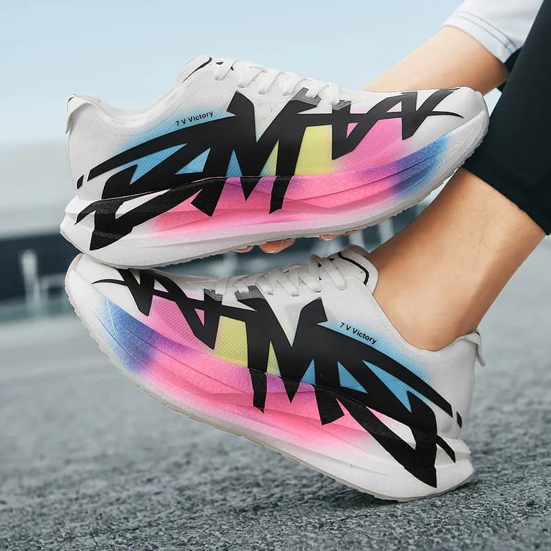 Scarpe da Corsa 2026 Nuove con Piastra in Carbonio, Leggere e Traspiranti per Maratona, Scarpe Sportive Casual Uomo Donna Stile Unico