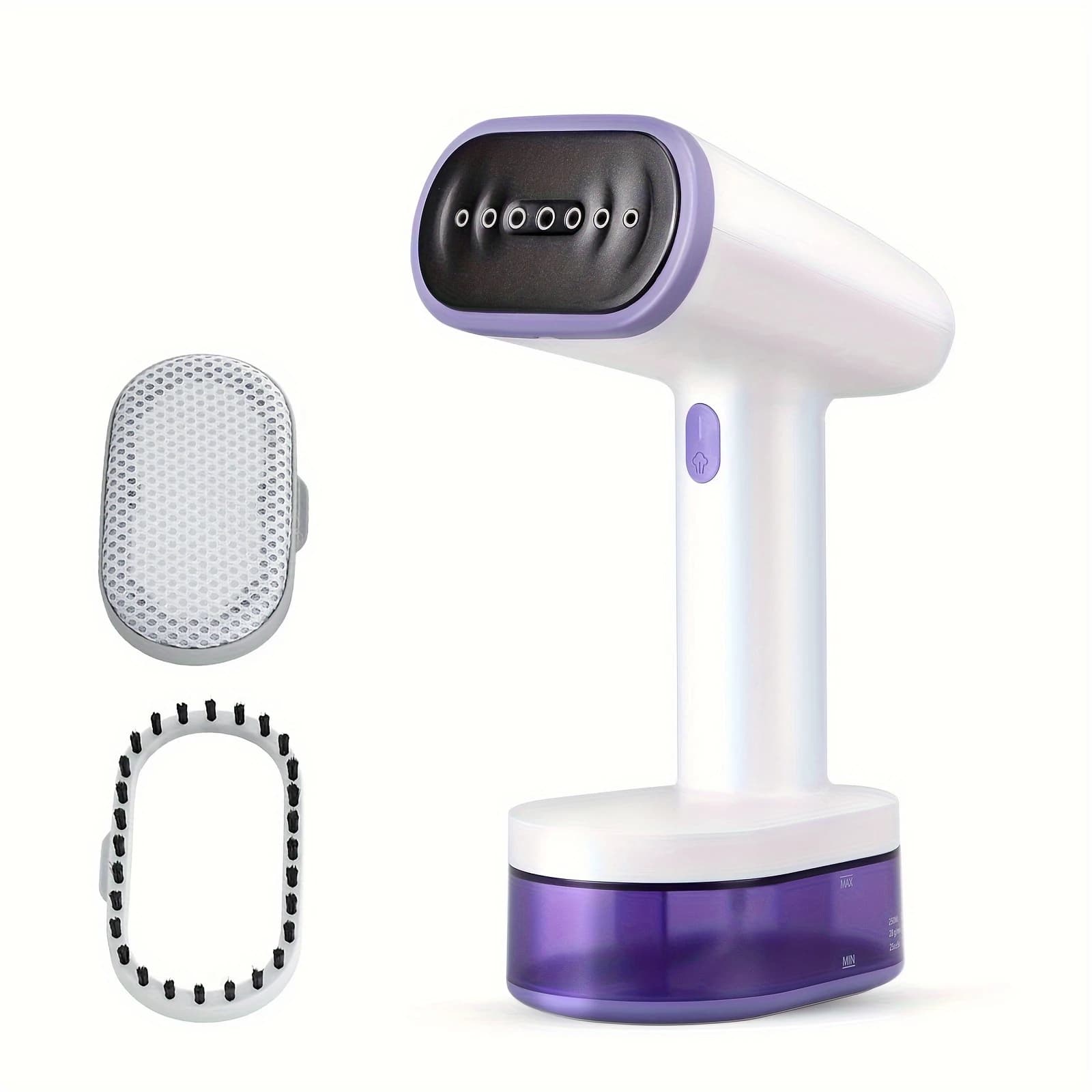 Ferro da stiro a vapore elettrico portatile 2 in 1 Generatore di vapore a calore rapido 25S 1600W Potente vaporizzatore per vestiti in tessuto per la rimozione degli acari