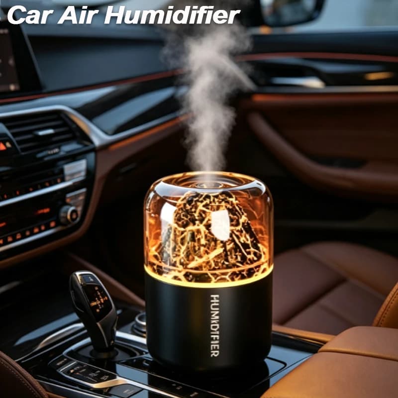 180ML Car Mini Air Humidifier Aroma Diffuser Perfume Air Humidifier Essential Oil Purifier Aromatherapy Car Interior Accessories