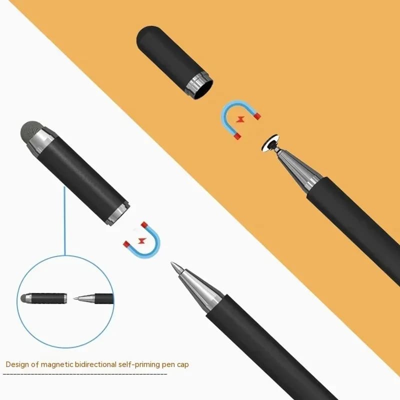 Penna stilo universale 3 in 1 — Per tablet, cellulari Android e iOS, accessori per iPad, penna touch per schermi capacitivi e tablet da disegno