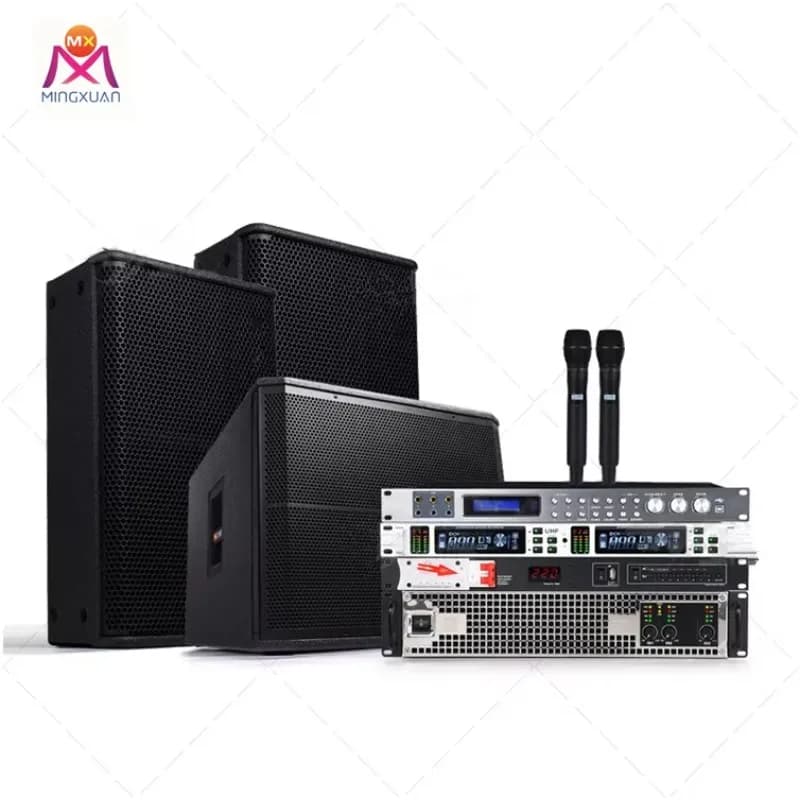 Sistema audio KTV per karaoke con microfono e Bluetooth