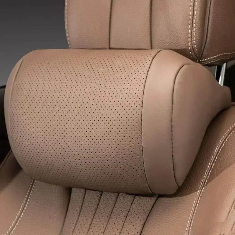 Car Neck Pillow Universal Headrest Travel 3D Soft Fluffy Neck Support Cushion Comfortable Neck Protector Auto Interior Rest