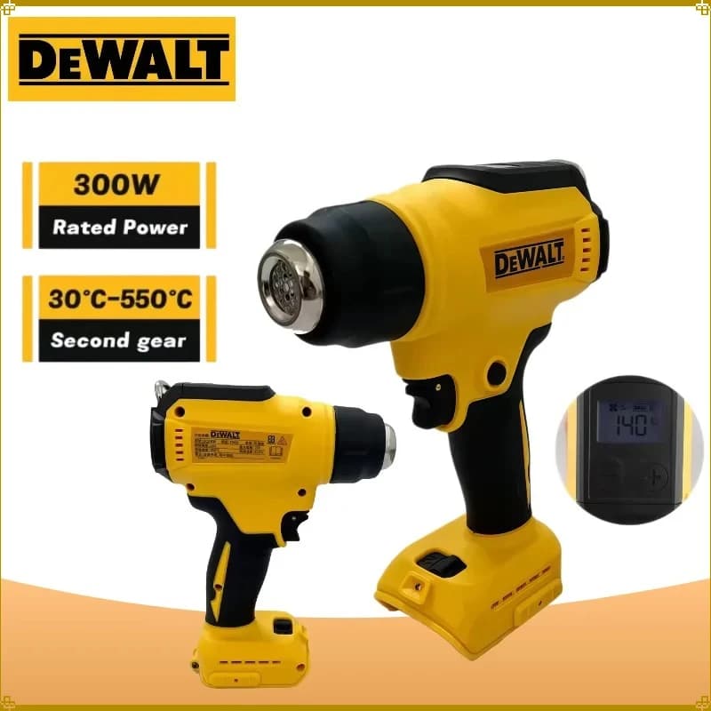Pistola termica a batteria DEWALT DCE530, soffiatore termico ad alta potenza per saldatura e termoretrazione, compatibile con batteria da 20V