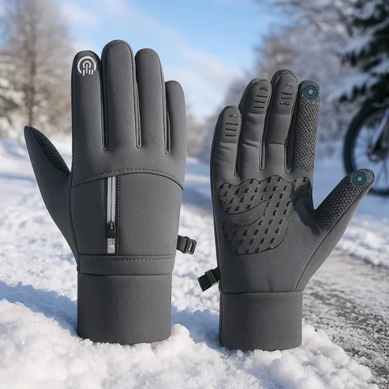 Guanti Invernali Impermeabili Termici Sportivi per Uomo e Donna, Ideali per Corsa, Ciclismo, Guida, Sci, Escursionismo, Guanti Caldi da Lavoro