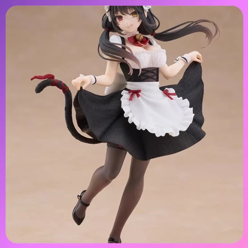 Date Masterpiece: Scenografia Artigianale Sazaki Crazy Three Cat Ear Maid, Decorazione da Tavolo per Ambientazioni