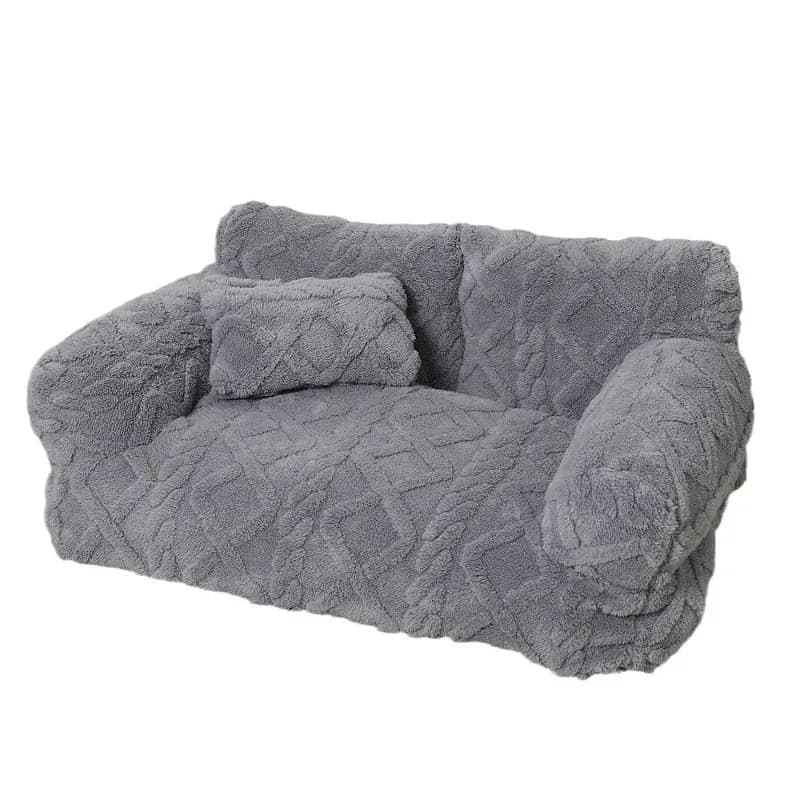 Cuccia per Animali Domestici Spessa e Lavabile, Letto per Cani e Gatti di Taglia Grande, Copertura in Peluche Calda per Interni