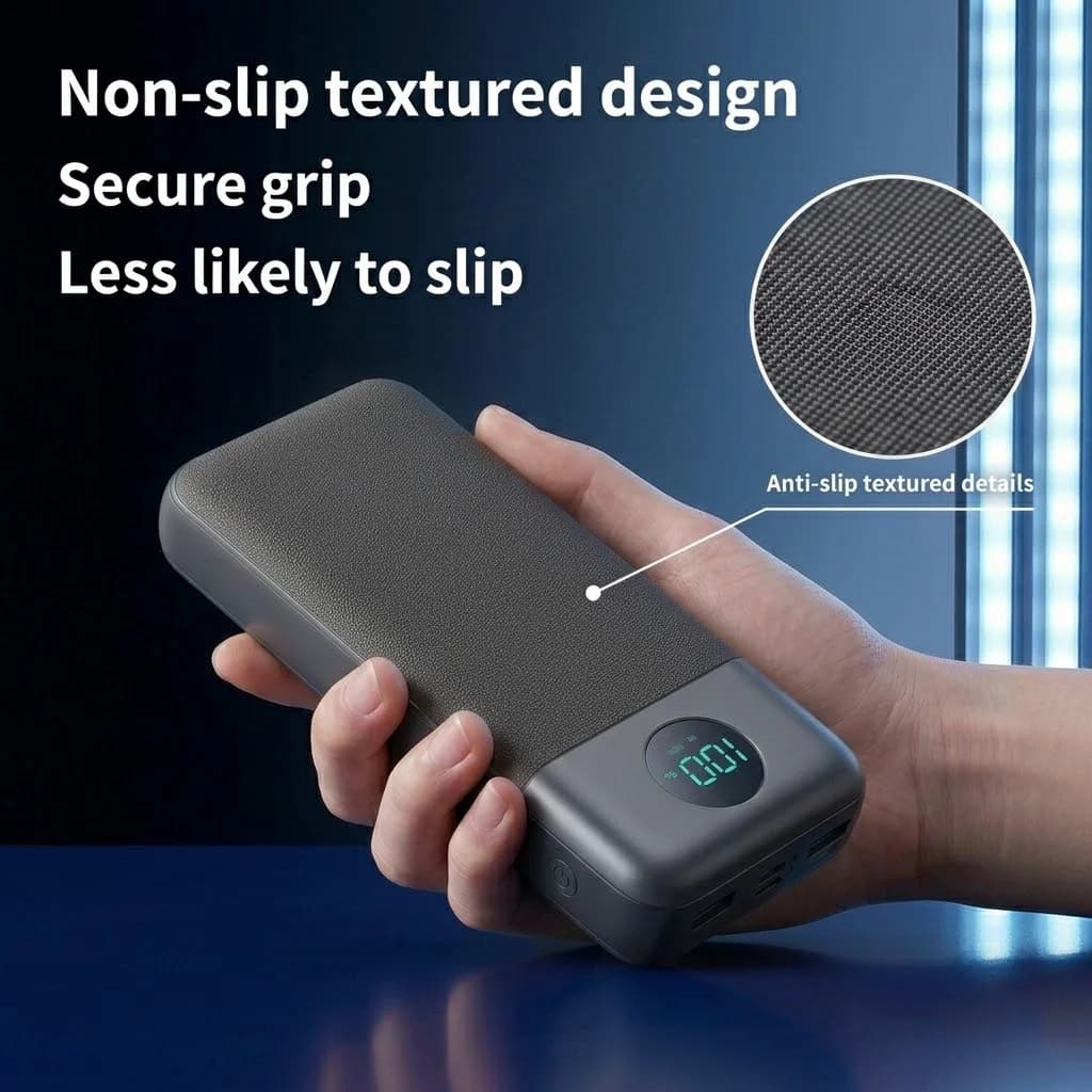 20000mAh Power Bank 18W PD Fast Charging Portable Charger with 3 USB C Ports High Capacity External Battery Pack for iPhone 16/15/14/13 pro Max iPad Mac Samsung Galaxy