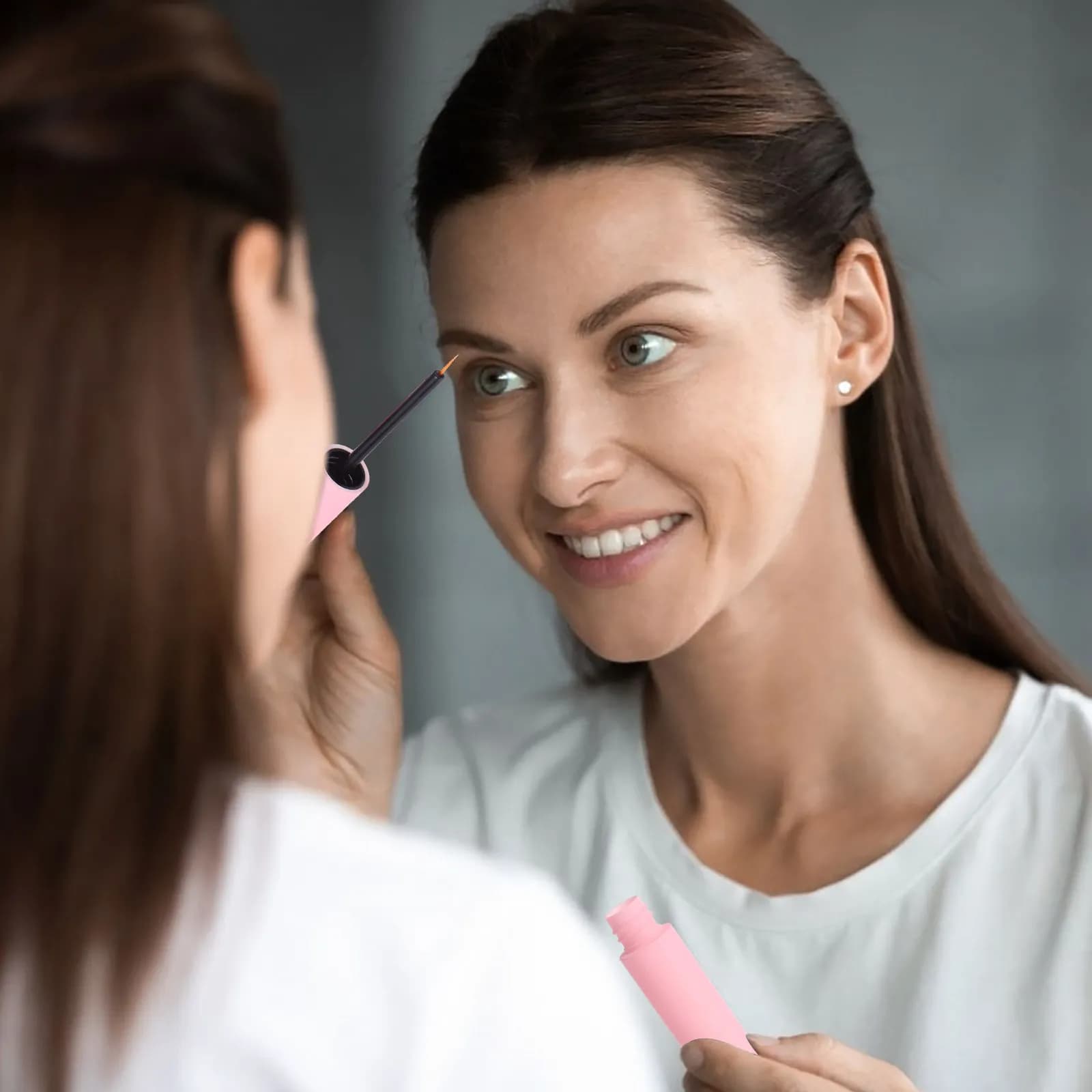 10 Pezzi Tubetti Vuoti Ricaricabili Inodore per Mascara, Contenitori Sicuri in Plastica per Siero Ciglia
