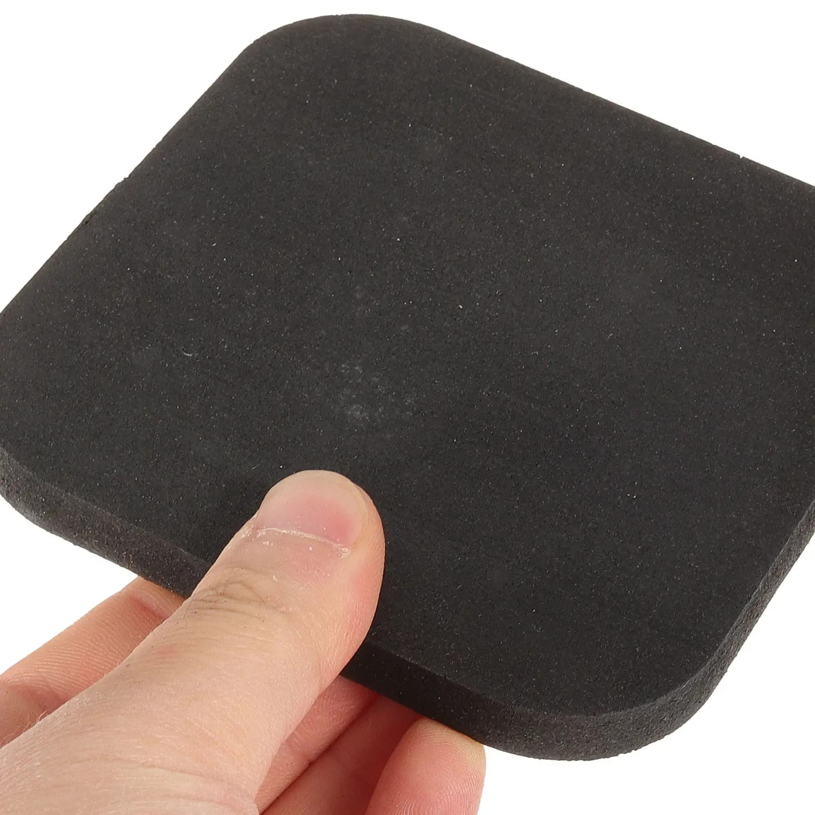 Set di 4 Tappetini per Tapis Roulant, Protezione Multifunzione in Gomma per Tappeti, Palestra, Pavimento, Tapis Roulant, Pianoforte, Batteria, Scrivania, Sedia, Letto, Attrezzatura per Esercizi