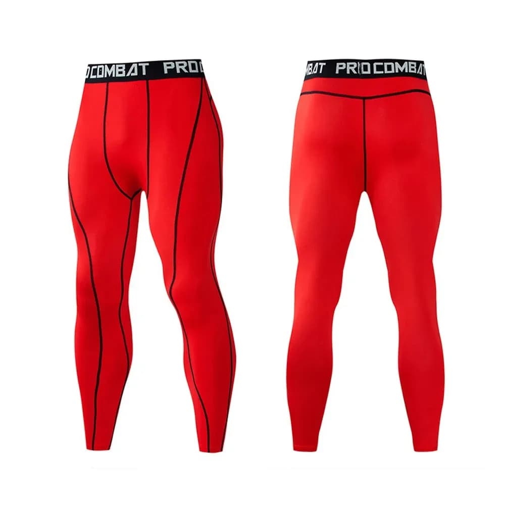 I pantaloni sportivi traspiranti da corsa ed escursionismo ad alta elasticità da uomo sono adatti per leggings da palestra per sollevamento pesi da uomo