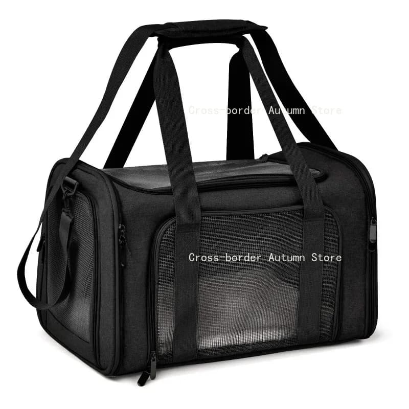 Large Foldable Pet Carrier Portable Shoulder Hand Bag Outdoor Travel Cat Dog Space Backpack