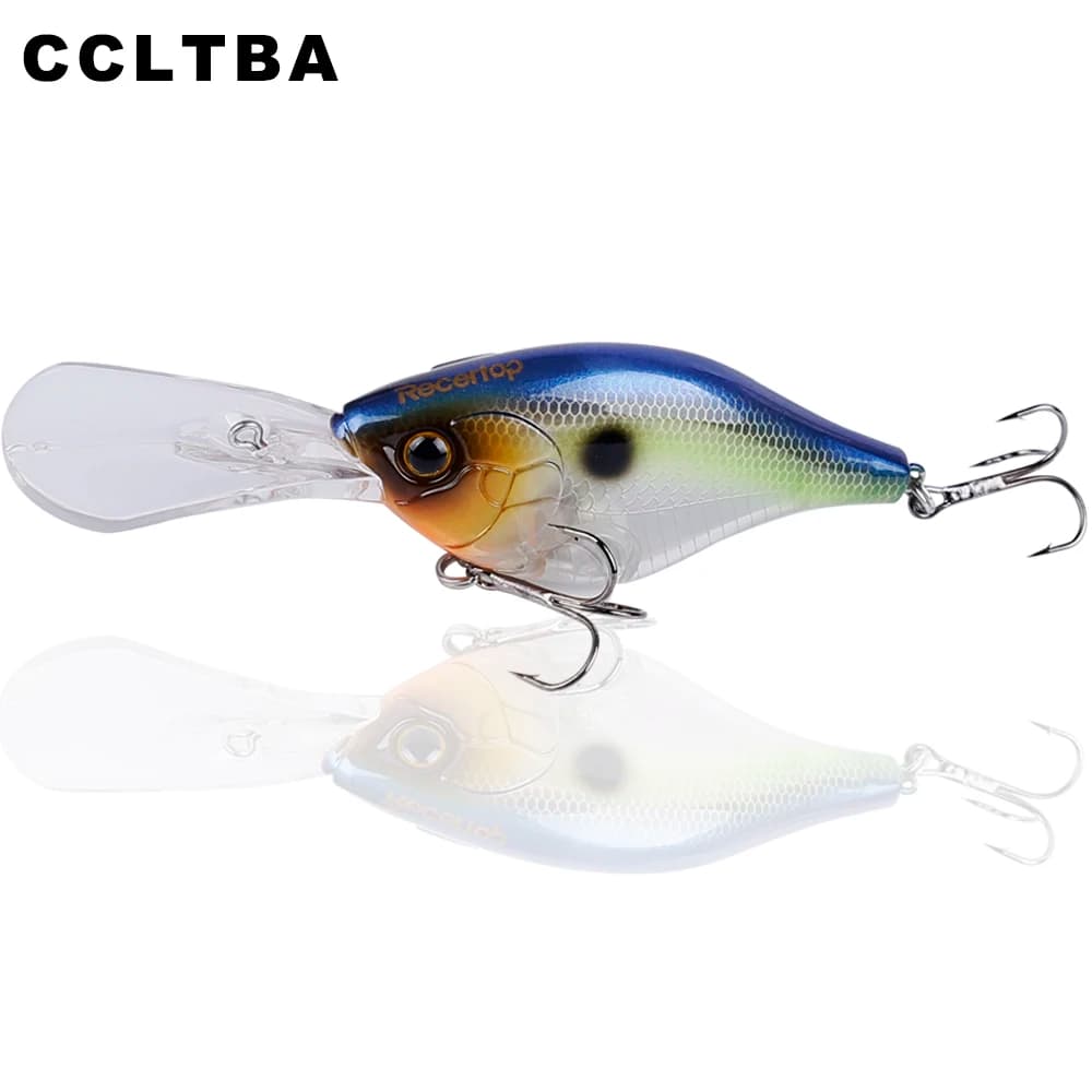 CCLTBA 11cm 22g Deep Diving sonaglio Crankbait esche da pesca galleggiante esca artificiale oscillante per Bass Fishing Deepwater Lure Tackle