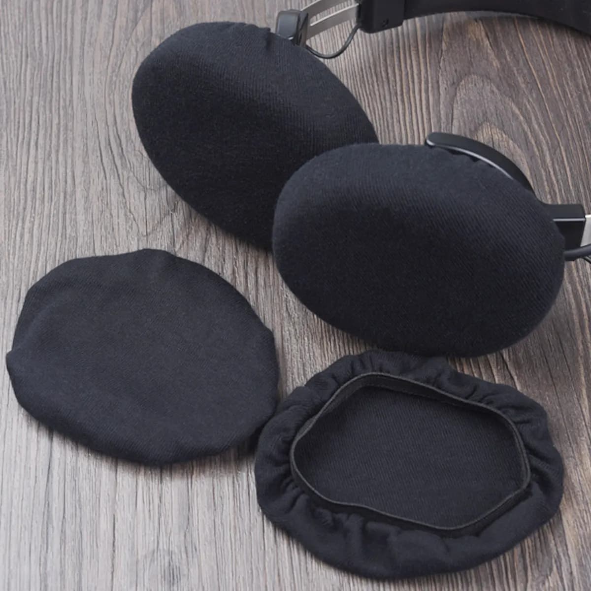 6 Pezzi Copri Auricolari Estensibili in Tessuto Non Tessuto, Universali per Cuffie Over-Ear da Aviazione e Gaming 9-11cm, Antipolvere
