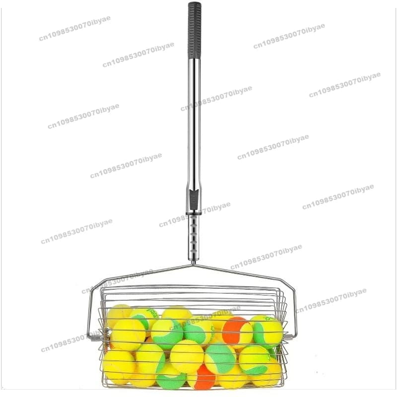 Per rullo in acciaio inossidabile Tipo Pickup per palline da tennis Pickup per artefatto Rullo per attrezzatura da pickup regolabile, palla non inclusa