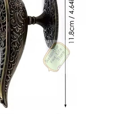 HOT!1pc Antique Style Lamp Metal Incense Burner Scented & Unscented Candle Holder Home Decor Gift Arabic Incense Burner