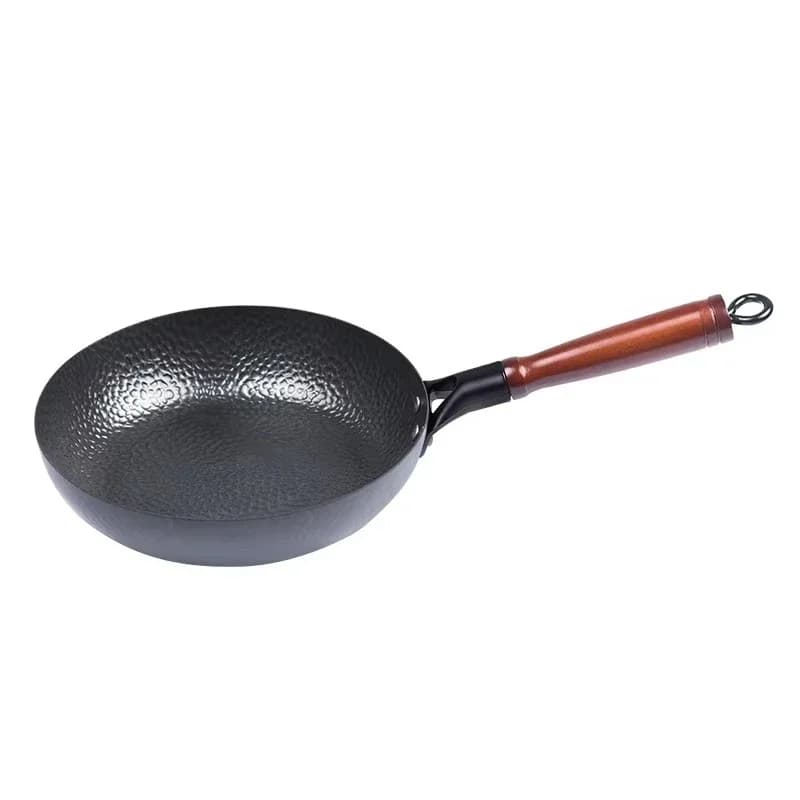 For frying steaks of different sizes, uncoated and non-stick pans, pans