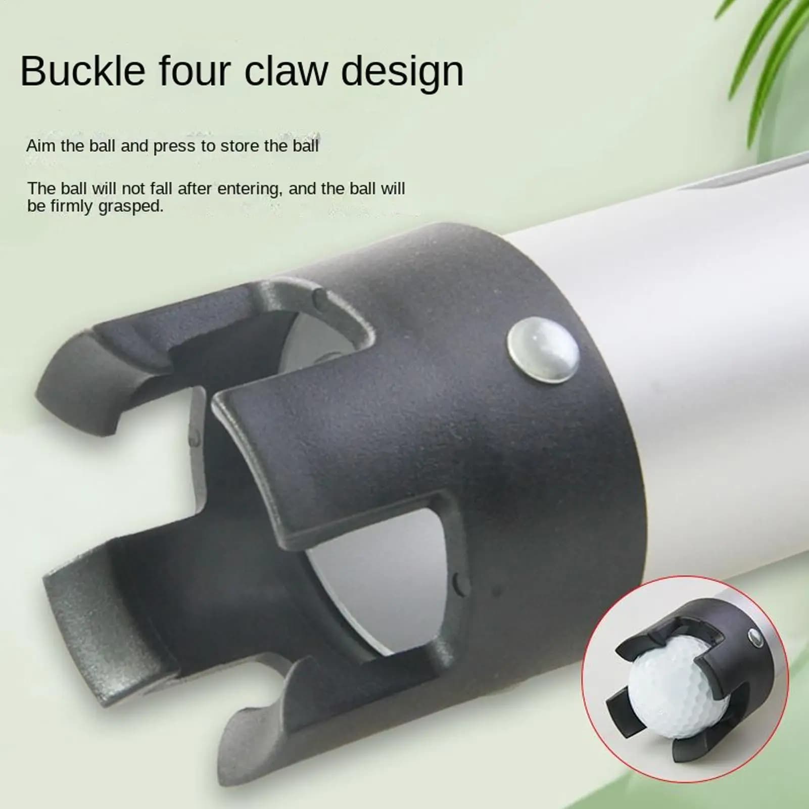 Ball Retriever Tool Golf Telescopic Storage With Holes Aluminum Alloy Ball Grabber Tool Golf For Women Men Collectors Outdoor