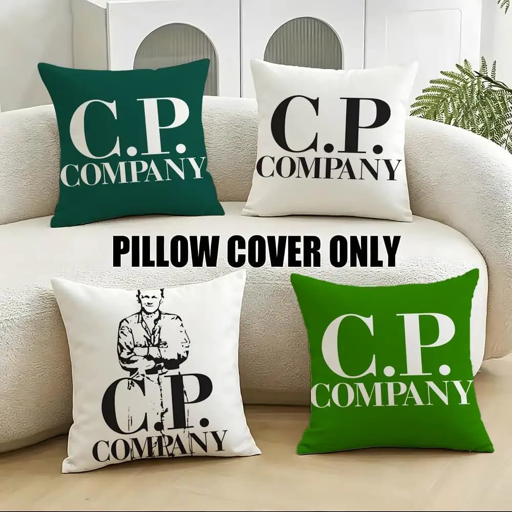 Moda C-C.P. Fodere per cuscini CompanyS, set da 4 pezzi, morbide in peluche, per divano e camera da letto, 40x40 e 45x45 cm