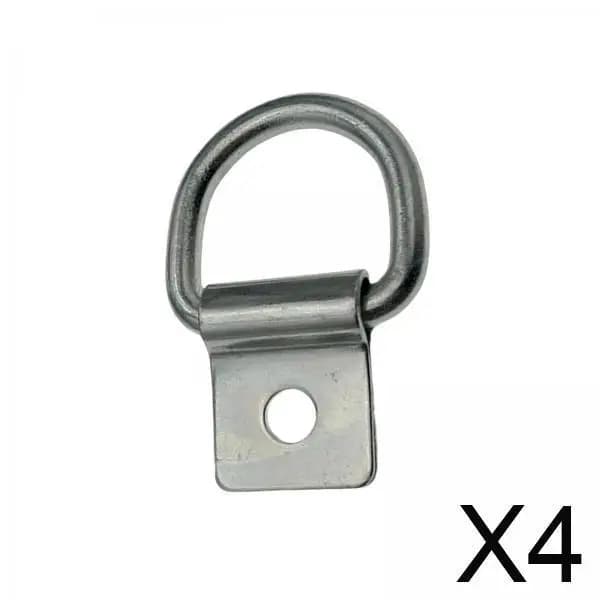 Anello di ancoraggio per ancoraggio con anello a D in ferro zincato Anello di fissaggio per auto per SUV con rimorchio per barche