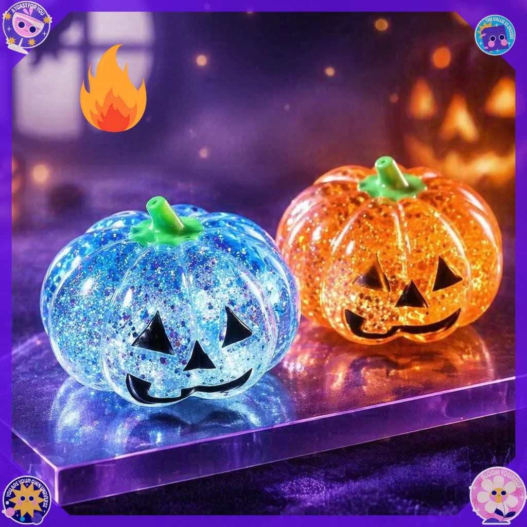 @Pumpkin Maltose Pinching Slow-Resilience Texture Halloween Rising Squishy Stress Relief Squishy Cube Anti-Anxiety