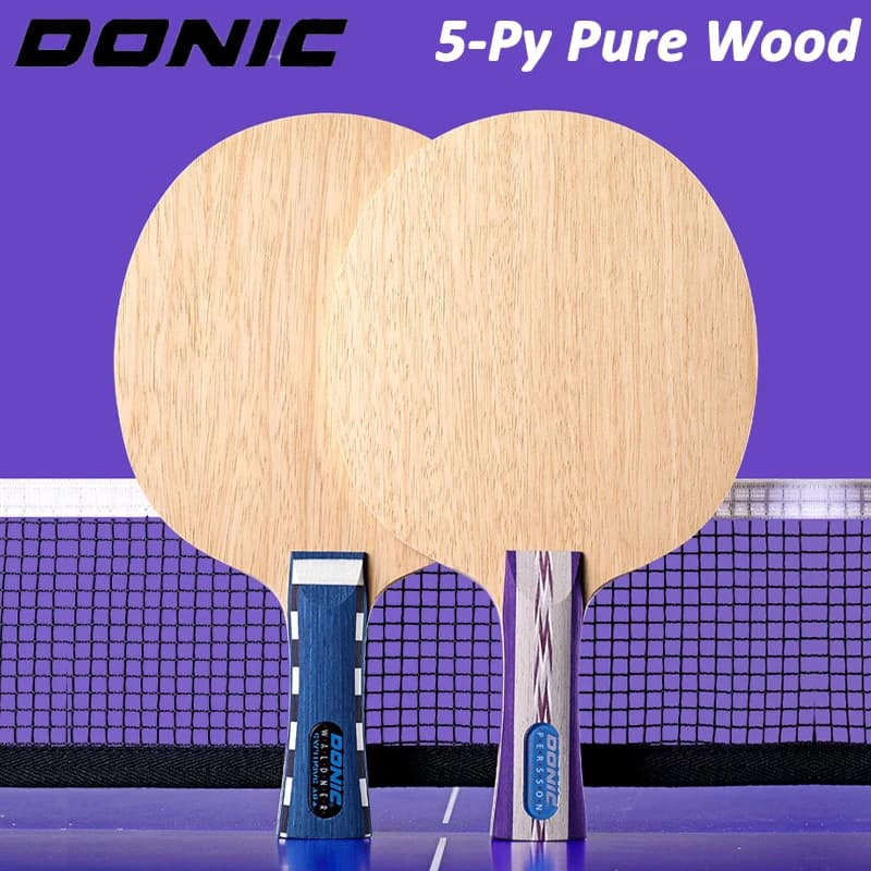Racchetta da ping pong DONIC a 5 strati in legno puro, ARC Fast Attack, professionale, con scatola, racchetta da tennis da tavolo.