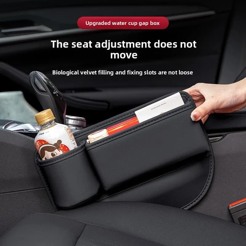 Per Opel Corsa D A04 Astra GTC Corsa OPC 2006 ~ 2014 Seggiolino auto Gap Filler Scatola di immagazzinaggio con portabicchieri Kit Borsa organizzatore Accessori
