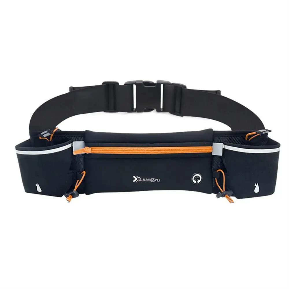 With Water Bottle Running Waist Bags Hydration Belt Bottle Phone Case Marathon Running Bag Running Belt Belt Bag