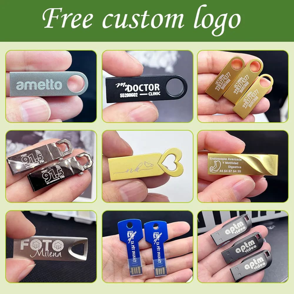 100PCS custom Flash Drive Pen Drive 4GB 8GB 16GB 32GB 64GB High Speed Usb Stick 2. 0 memoria stick memory Flash Drive Pendrive