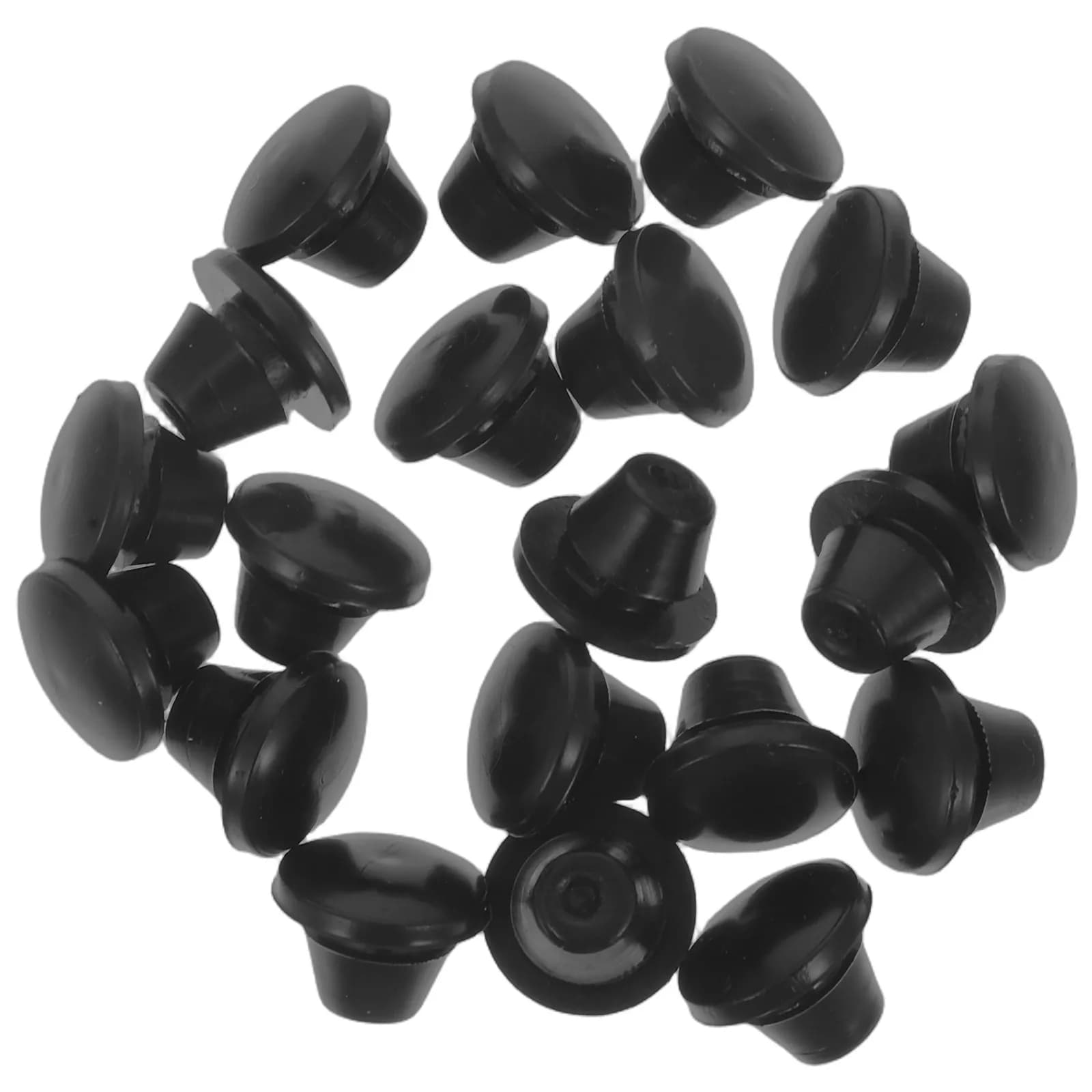 20pcs Rubber Bumper Inserts For Furniture Legs Hole Stoppers Sealing Plugs Waterproof Wear-Resistant Easy Installation Home