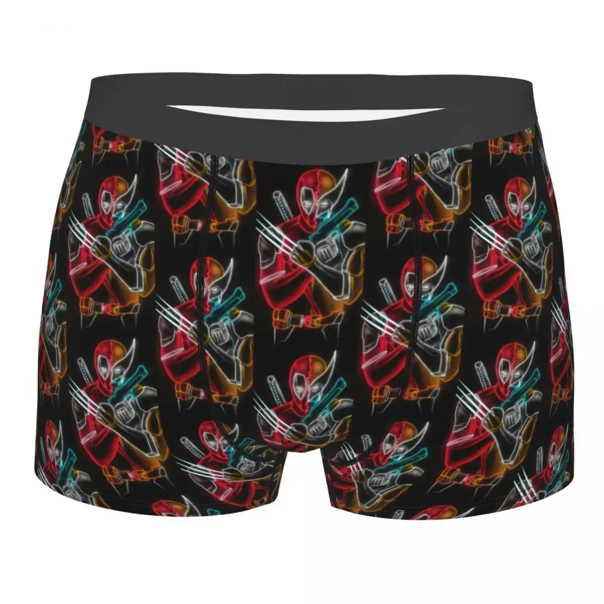 Intimo personalizzato da uomo alla moda Deadpool X-Men Origins, boxer morbidi, mutande, slip