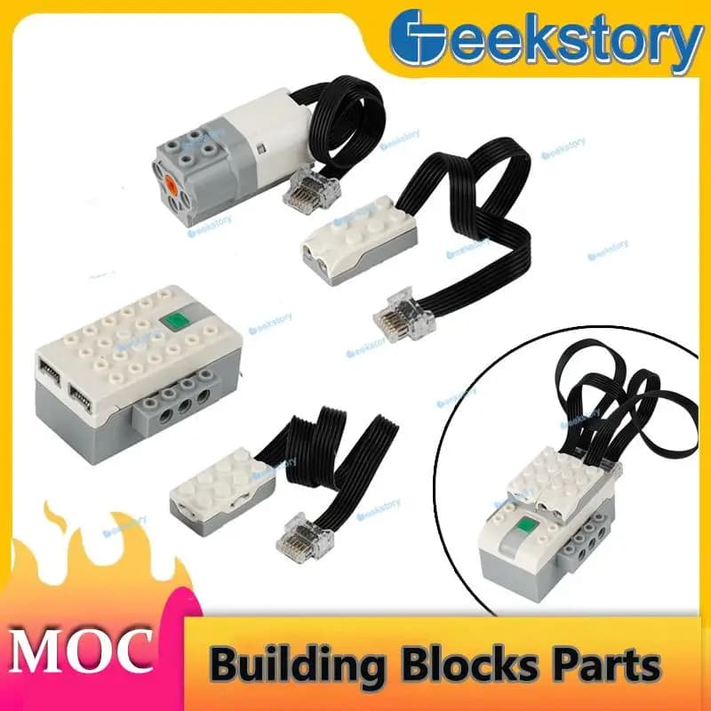 Sensore di movimento del motore Sensore di inclinazione Kit hub USB Blocchi di costruzione Parti Funzione di alimentazione fai da te Parti MOC Tecnologia Mattoni Giocattoli per 45300