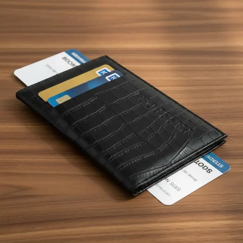 Viaggia in modo intelligente con il porta passaporto e l'organizzatore di carte in pelle PU impermeabile