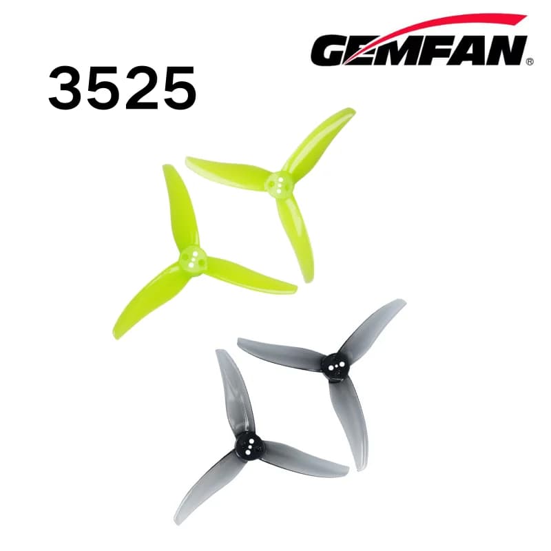 3525 Elica Gemfan 3.5 inch 5mm/T-Mount PC Puntelli For RC FPV Freestyle Racing Mini Multirotor Stuzzicadenti Drone CW CCW 6 Paia/12 P