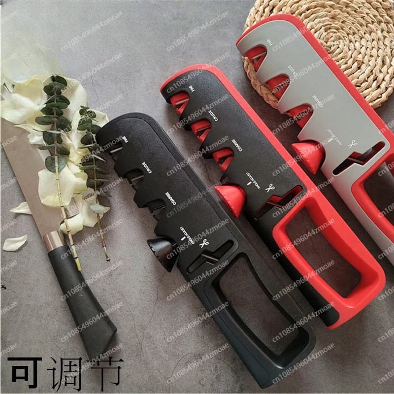 Adjustable sharpener, creative sharpener, home kitchen four in one multifunction