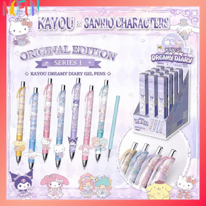 KAYOU Sanrio Characters Gel Pen Set Blind Box Smooth Writing Signature Office Stationery Supplies