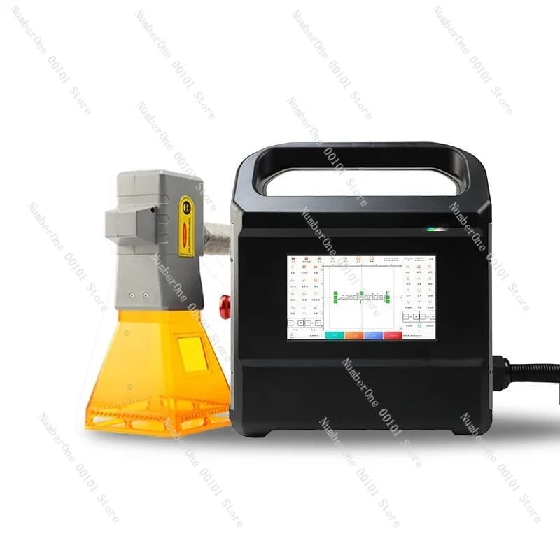 Portable Laser Marking Machine, Small Logo Engraver for Metal and Leather, Laser Encryption Device for Industrial Use