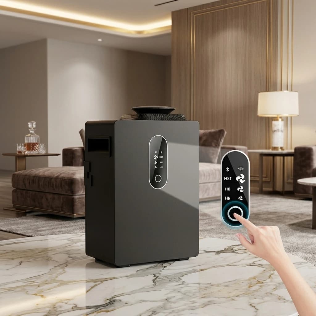 Electric Aroma Diffuser HVAC Scent Machine Hotel Capacity 1000ML Coverage 2000CBM Diffuser