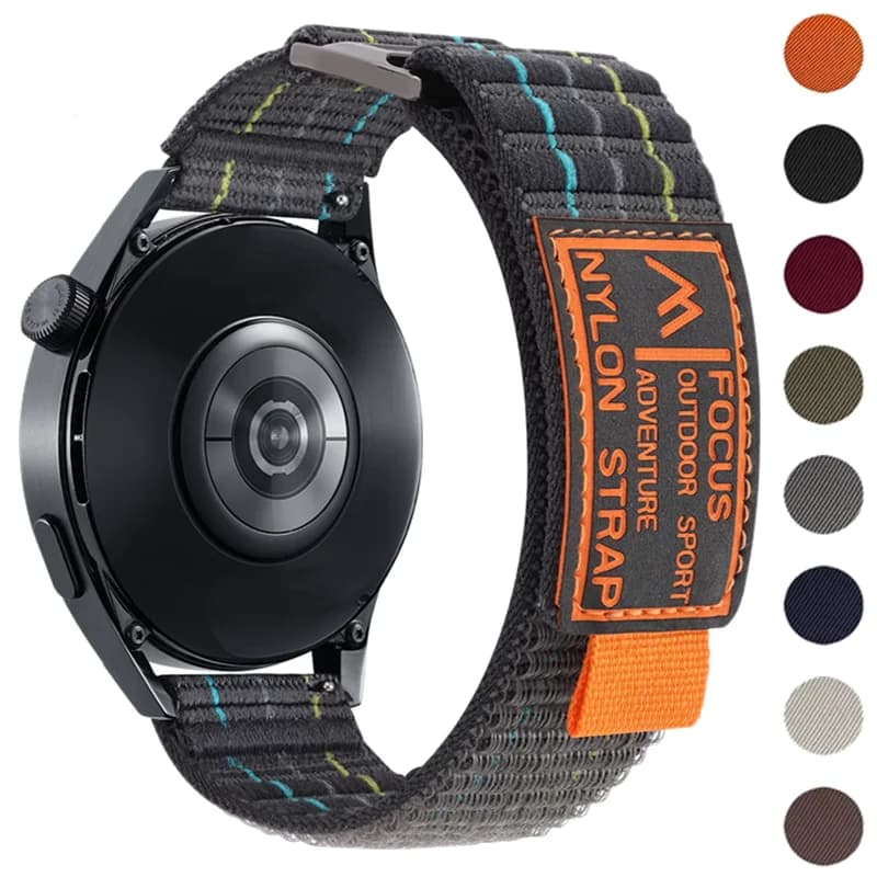 Cinturino in nylon da 20mm 22mm per Garmin Forerunner 265 965 255 55 165 Active 5/Vivomove Trend/Vivoactive 5/Venu 3/2 Cintura braccialetto