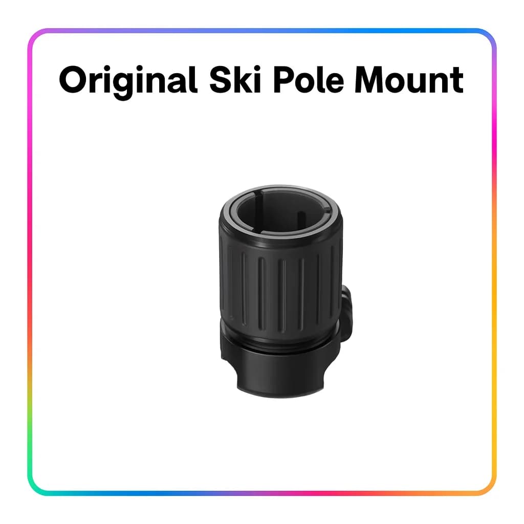 Supporto per palo da sci Insta360 | Morsetto sicuro per action cam | Compatibile con GO Ultra, X5, Ace Pro 2, X4, GO 3S, Ace | Sci POV